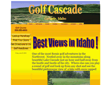 Tablet Screenshot of golfcascade.net